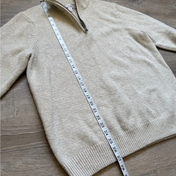 Amazon Essentials Men's Light Gray Zip-Up Sweater-Size L - Picture 7 of 10